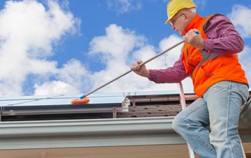 Threapland soft wash roof cleaning